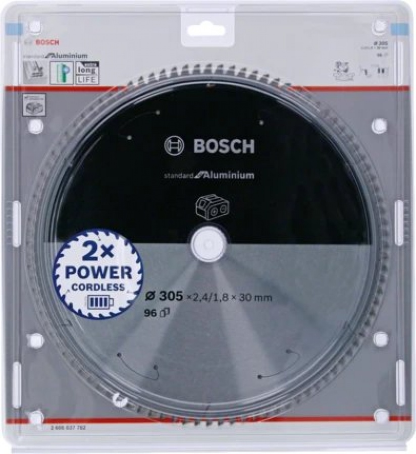 Bosch standard for aluminium lama per troncatrici 305x30 mm per alluminio 2608837782 - dettaglio 2