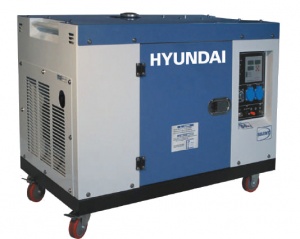 Hyundai 65255 genearatore a diesel trifase silenziato 8,0 kw 660 cc - dettaglio 1