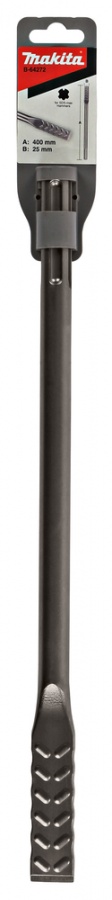 Makita b-64272 scalpello largo premium 25x400 mm attacco sds-max - dettaglio 1