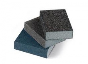 Cf. Spugne Abrasive al Corindone Semirigide Politaf Taf Block 100/AF mm. 100x70x26 Grana Fine pz. 5