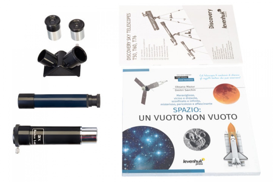 Discovery sky t50 telescopio rifrattore con libro educativo 79240 - dettaglio 2