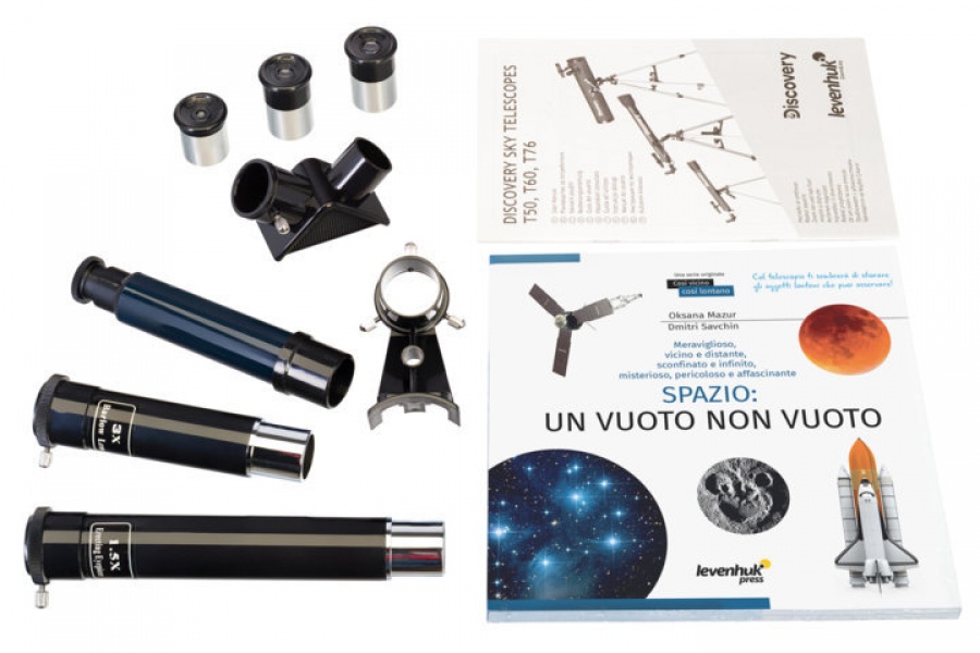 Discovery sky t60 telescopio rifrattore con libro educativo 79241 - dettaglio 2