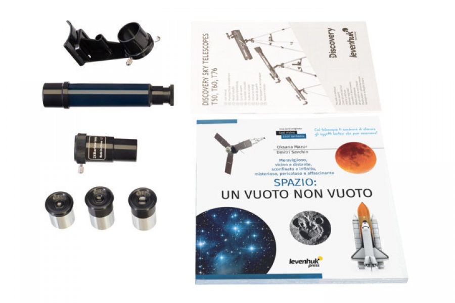 Discovery sky t76 telescopio riflettore newtoniano con libro 79242 - dettaglio 2