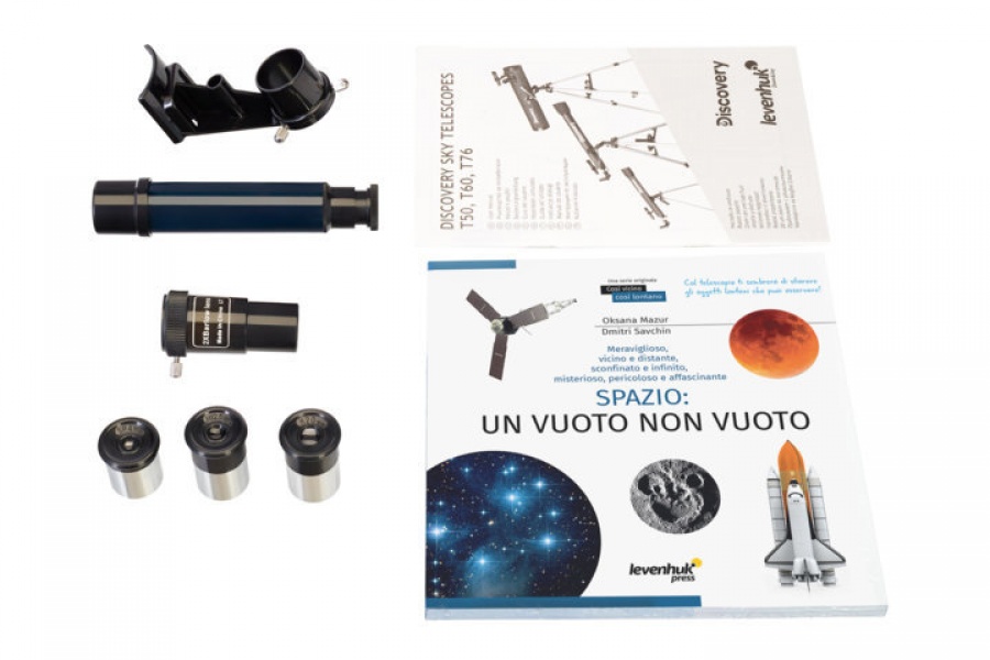 Discovery sky t76 telescopio riflettore newtoniano con libro 79242 - dettaglio 2