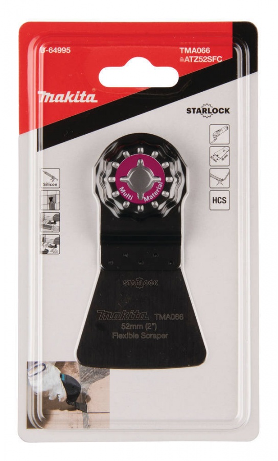 Makita b-64995 tma066 raschietto per multifunzione starlock materiali vari - dettaglio 2