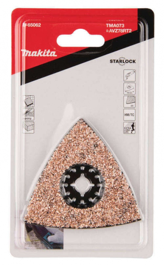 Makita b-65062 tma073 platorello abrasivo per utensile multifunzione starlock - dettaglio 3