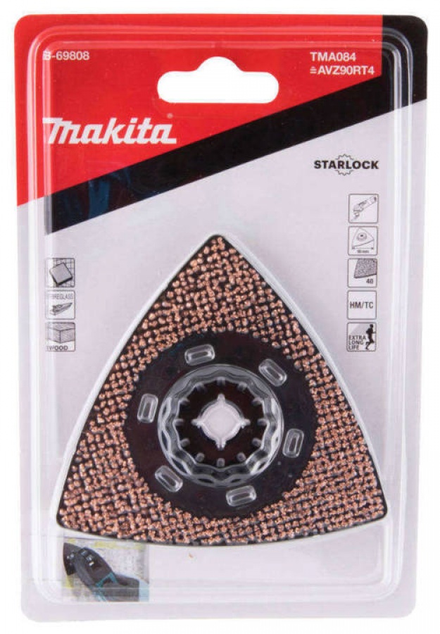 Makita b-69808 tma084 platorello abrasivo per utensile multifunzione starlock - dettaglio 3