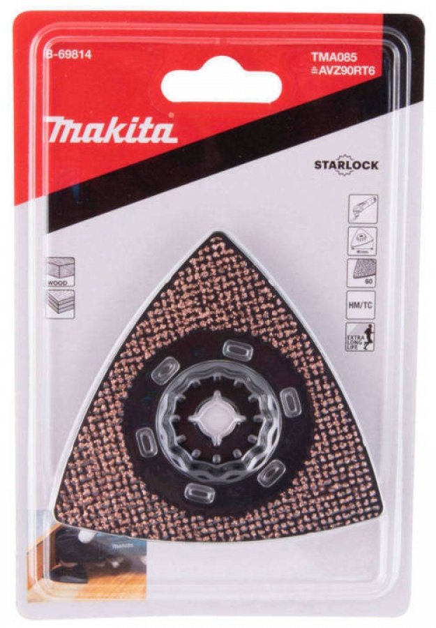 Makita b-69814 tma085 platorello abrasivo per utensile multifunzione starlock - dettaglio 3