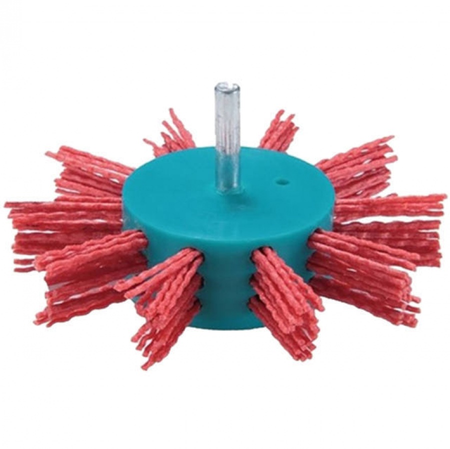 Spazzola Abrasiva Nylon Per Legno - Grana 80 Per Levigatura E Lucidatura - Foto 10