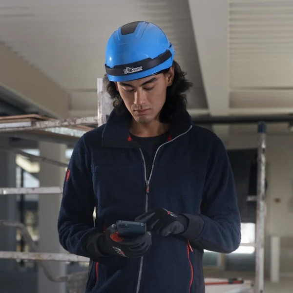 U-power antares casco di protezione da lavoro dark blue hs001db - dettaglio 2