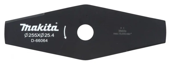Makita d-66064 lama in metallo a 2 denti per decespugliatore - dettaglio 1