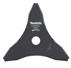 Makita d-66020 lama in metallo a 3 denti per decespugliatore - dettaglio 1