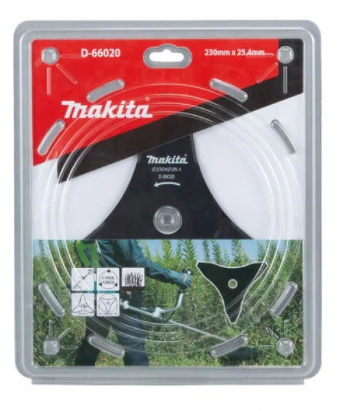 Makita d-66020 lama in metallo a 3 denti per decespugliatore - dettaglio 2
