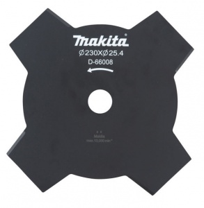 Makita d-66008 lama in metallo a 4 denti per decespugliatore - dettaglio 1