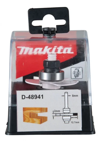 Makita  tagliente fresa a tre ali per gambi 8 mm - dettaglio 2