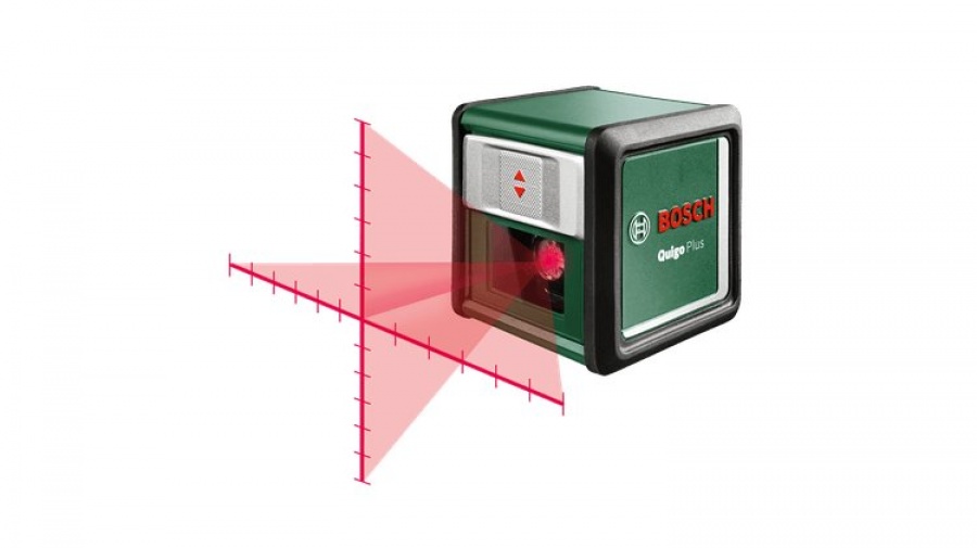 Bosch hobby quigo plus set ii livella laser multifunzione 2 linee rosse con treppiede 0603663602 - dettaglio 2