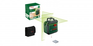 Bosch hobby advancedlevel 360 livella laser multifunzione a linee verdi per squadri 0603663b06 - dettaglio 1