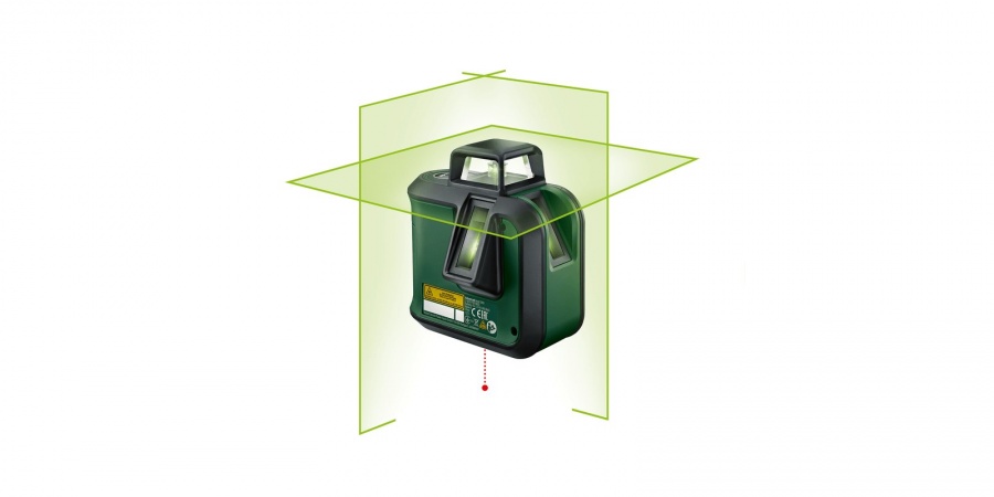 Bosch hobby advancedlevel 360 livella laser multifunzione a linee verdi per squadri 0603663b06 - dettaglio 3