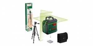 Bosch hobby advancedlevel 360 set livella laser multifunzione a linee verdi con treppiede 0603663b07 - dettaglio 1
