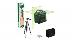Bosch hobby universallevel 360 set livella laser multifunzione a 2 linee verdi con treppiede 0603663e06 - dettaglio 1