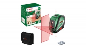 Bosch hobby universallevel 2 livella laser multifunzione per squadri a 2 linee rosse 0603663802 - dettaglio 1