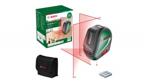 Bosch hobby universallevel 3 livella laser multifunzione a 3 linee rosse 0603663904 - dettaglio 1