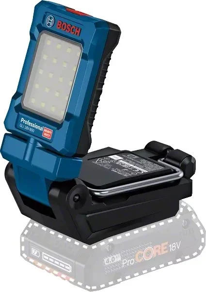 Bosch GLI 18V-800 Torcia LED 18 V senza batteria 800 lumen