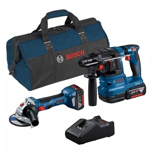 Bosch 0615A50037 Kit smerigliatrice e tassellatore Brushless a batteria 18 V - 0615A50037