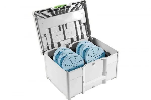 Festool  set dischi abrasivi granat 150 mm in systainer 120 pz. 578192 - dettaglio 1