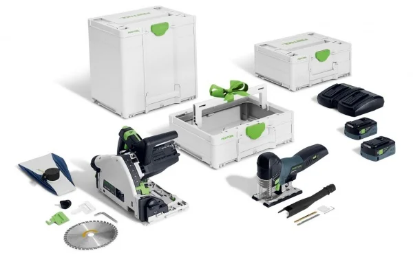 Festool TSC 55 K/PSC 420/TB M137 Combo Set di elettroutensili per tagliare 18 V