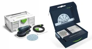 Festool ets ec 150/5 gr-set p levigatrice orbitale con set di abrasivi 578188 - dettaglio 1