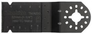 Lama HM/TC per Multifunzione TM3000C adatta per Taglio Inox, Cartongesso, Chiodi Tipo TMA030 Makita art. B-39213 mm. 32X40