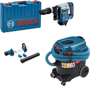 Bosch GSH 5 CE + GAS 35 M AFC + GDE MAX Kit demolitore ed aspiratore Professional - 0615A5004M