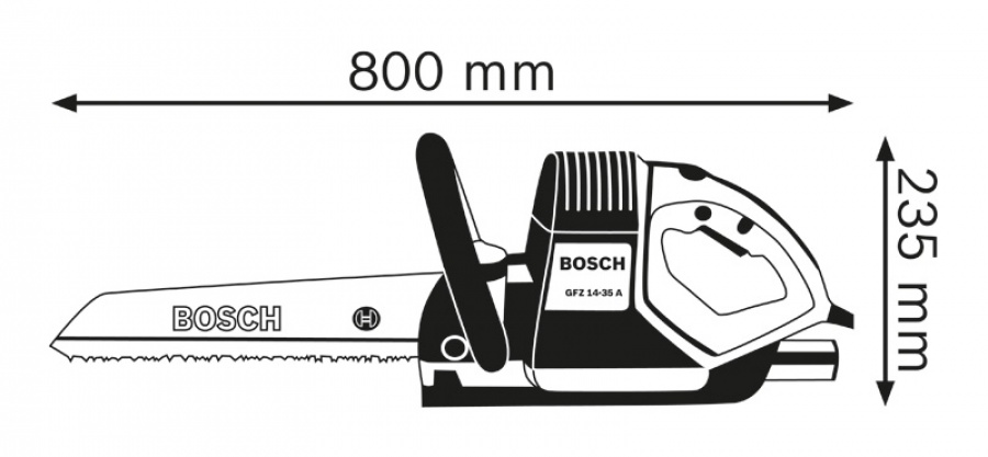 Bosch gfz 16-35 ac sega multiuso 1600 w 0601637751 - dettaglio 5