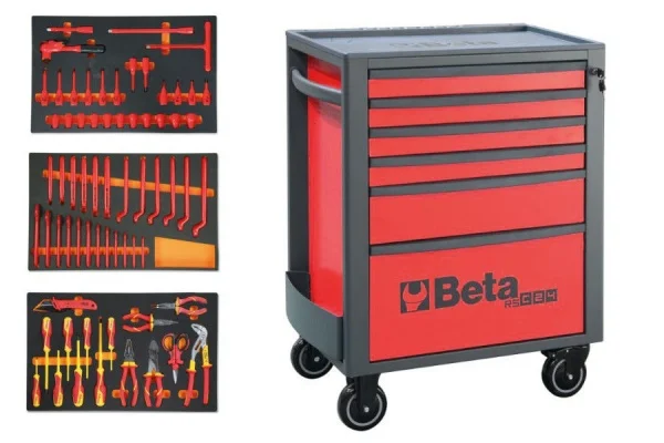 Beta RSC24/6-R Cassettiera con assortimento per riparazione veicoli ibridi 66 Pz.