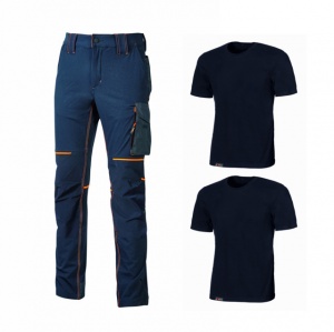 U-power kit primavera pantalone world con due magliette linear - dettaglio 1