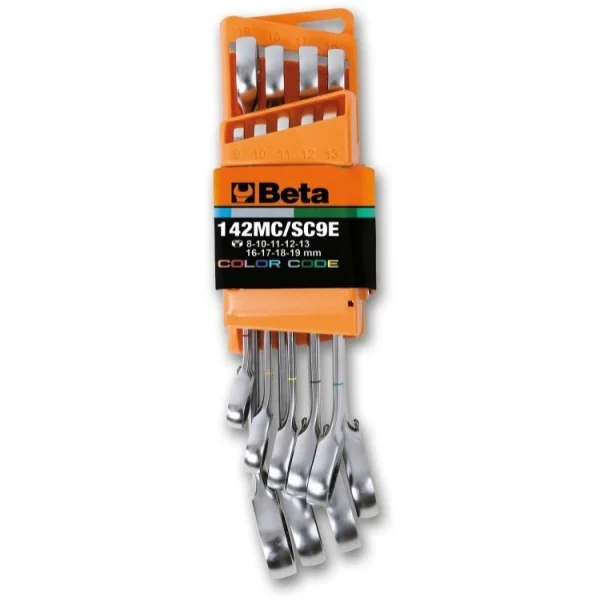 Beta 142mc/sc9e serie di chiavi combinate colorate a forchetta 9 pz. - dettaglio 1