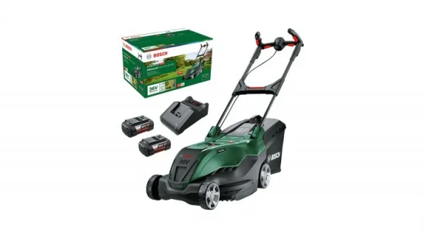 Bosch hobby advancedrotak 36v-40-650 tagliaerba elettrico 36 v brushless 40 cm con due batterie 06008b9f02 - dettaglio 1