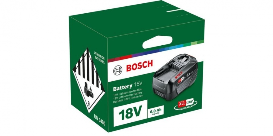 Bosch hobby pba 18v 6.0 ah w-c batteria al litio 1600a00dd7 - dettaglio 3