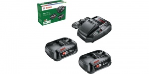 Bosch hobby starter set batterie 18 v 2,5 ah con al 1830 cv 1600a011ld - dettaglio 1