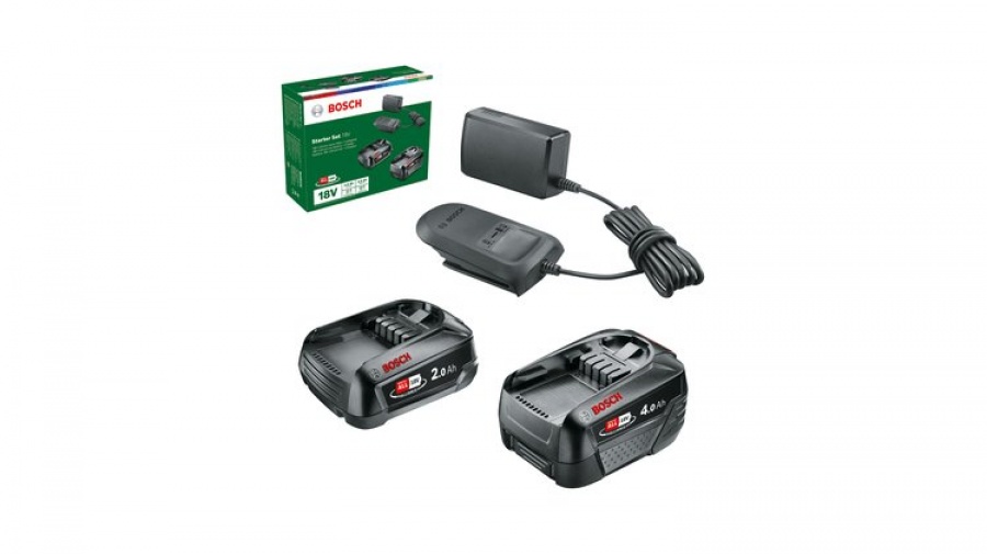Bosch hobby starter set batterie 18 v con al 18v-20 1600a027u9 - dettaglio 1