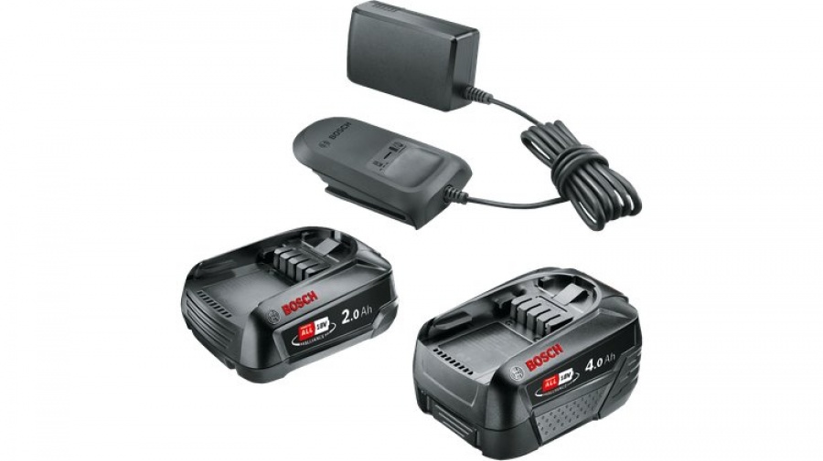 Bosch hobby starter set batterie 18 v con al 18v-20 1600a027u9 - dettaglio 2