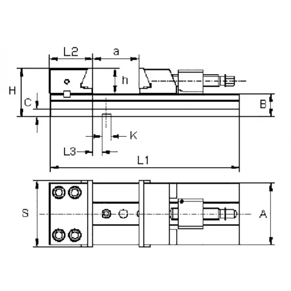 Fervi m028/175/400 morsa di precisione 175x400 mm - dettaglio 2