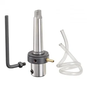 Fervi m004/2 mandrino con lubrificazione per frese a carotare weldon - dettaglio 1
