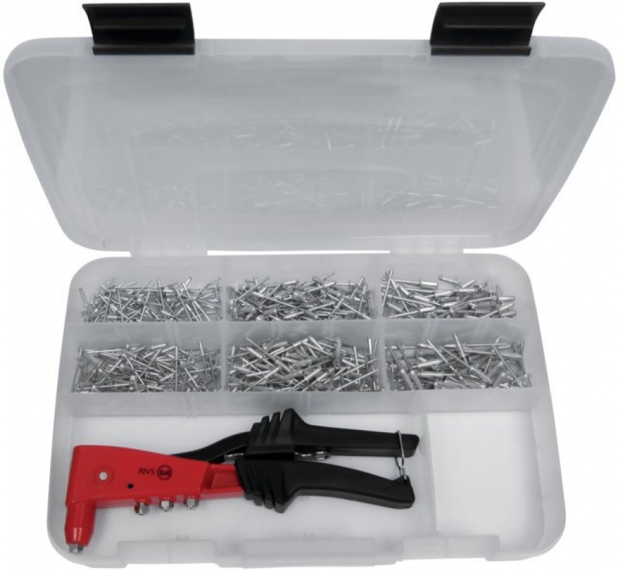 Rivit riv5c kit rivettatrice manuale con rivetti a strappo 500 pz. r4408300 - dettaglio 1