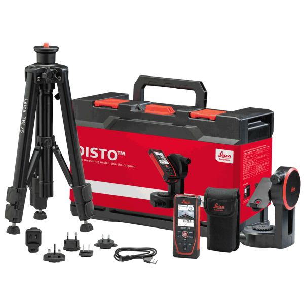 Leica 950879 disto d5 exterior package misuratore laser multifunzione con accessori - dettaglio 1