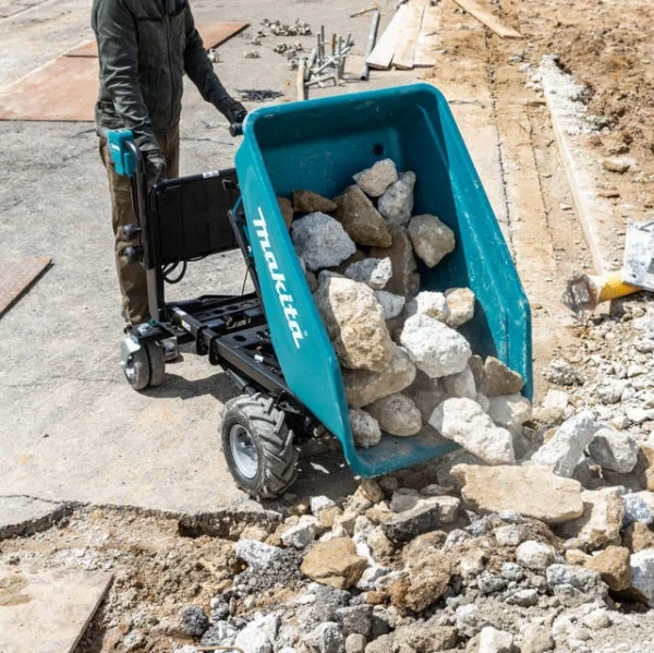 Makita dcu602z carriola 36 v con vasca ribaltabile 300 kg senza batterie - dettaglio 8