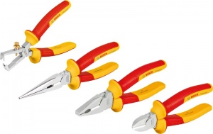 Bosch 1600a02ng1 set pinze e tronchese isolati vde 1000 v per elettricisti 4 pz. - dettaglio 1