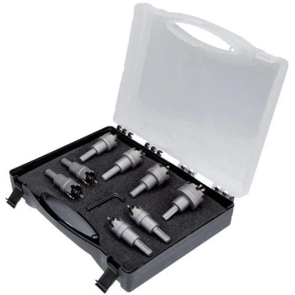 Fervi f019/008 set di seghe a tazza per metallo 8 pz. - dettaglio 1