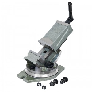 Fervi m530/125 morsa a macchina inclinabile 100 mm con base girevole - dettaglio 1